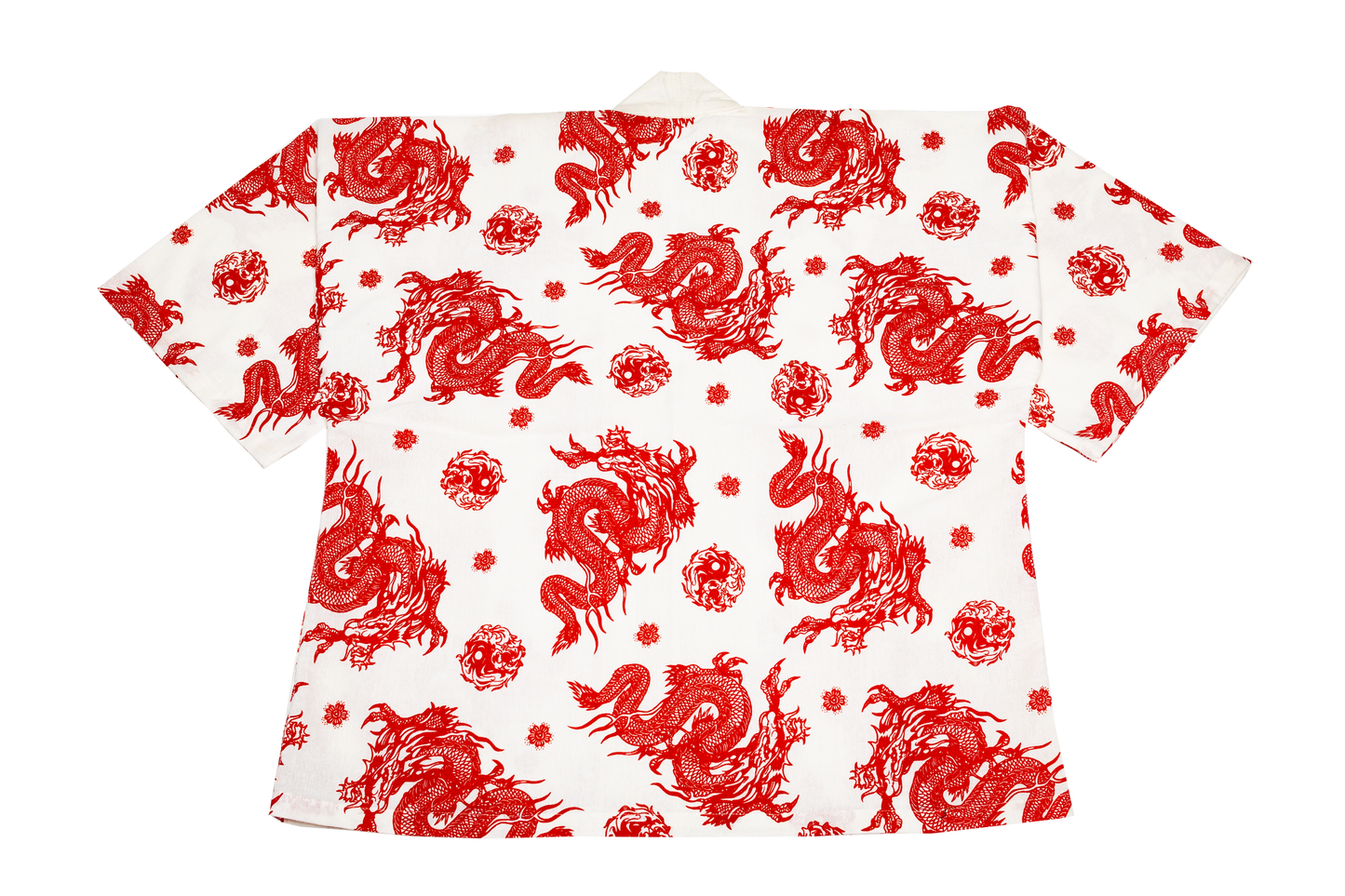 Red Dragon in White Kimono
