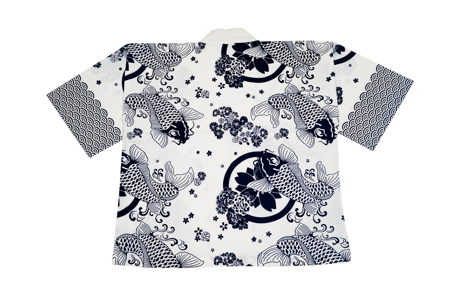 Koi fish in White Kimono