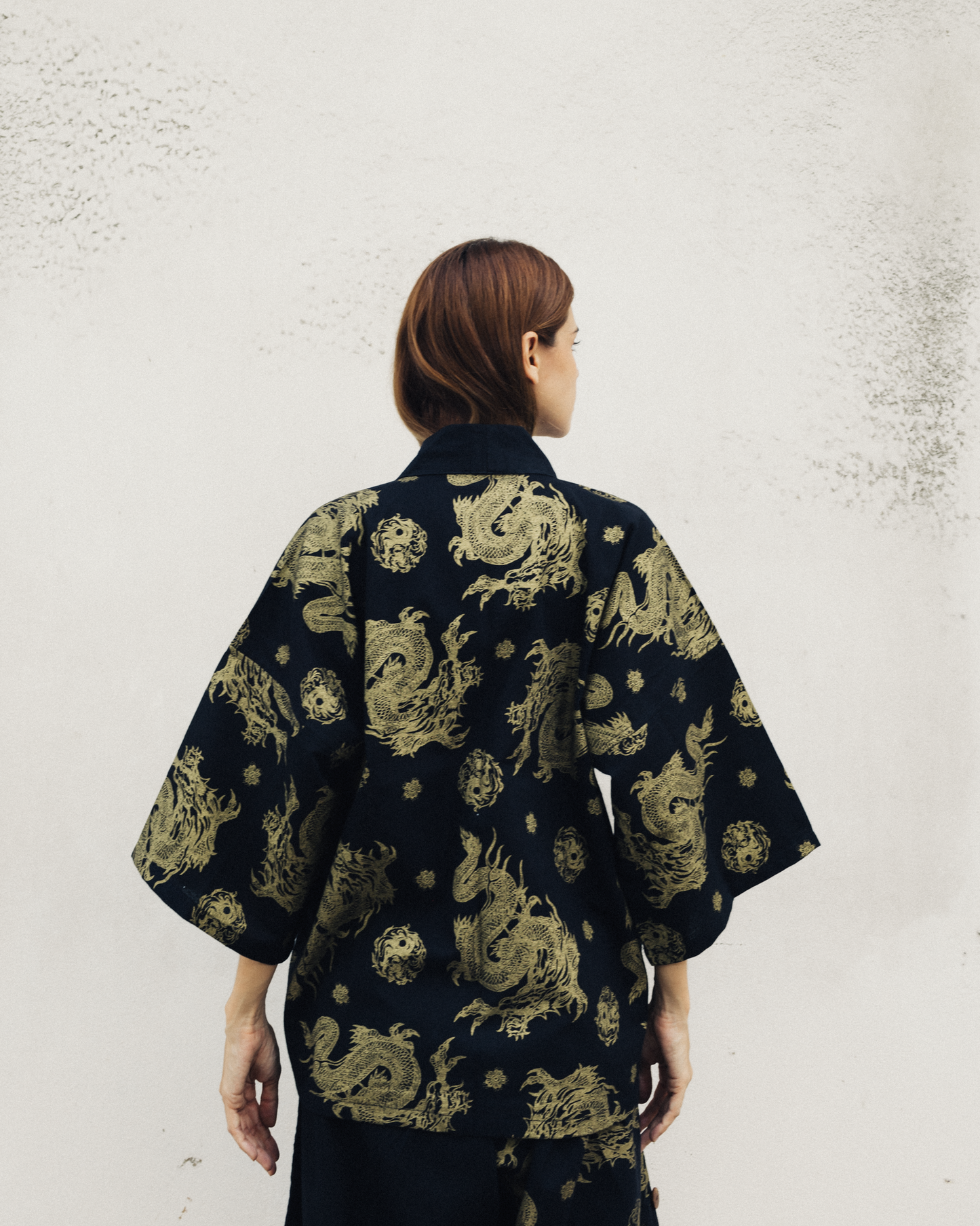 Dragon in Black Kimono