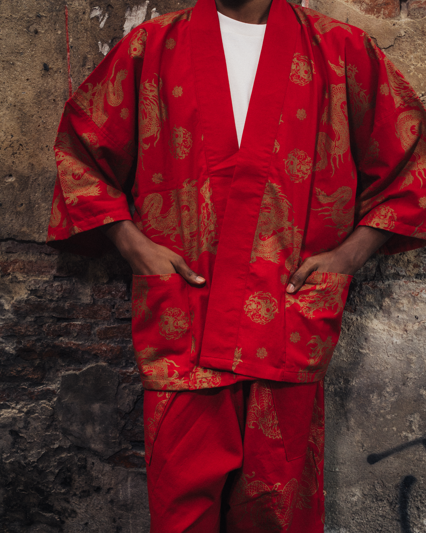 Dragon in Red Kimono