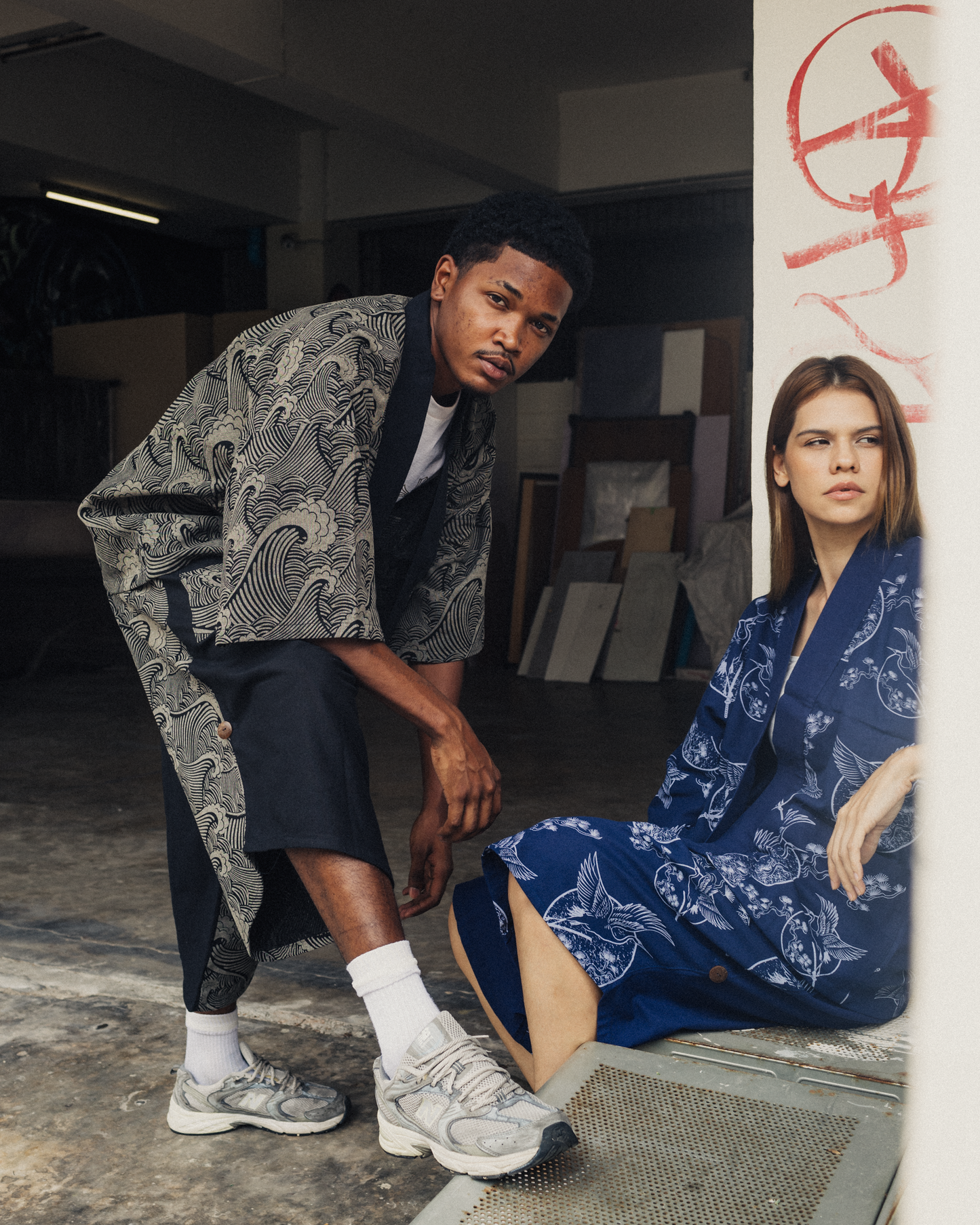 Tsunami in Fisherman Pants/ Unisex