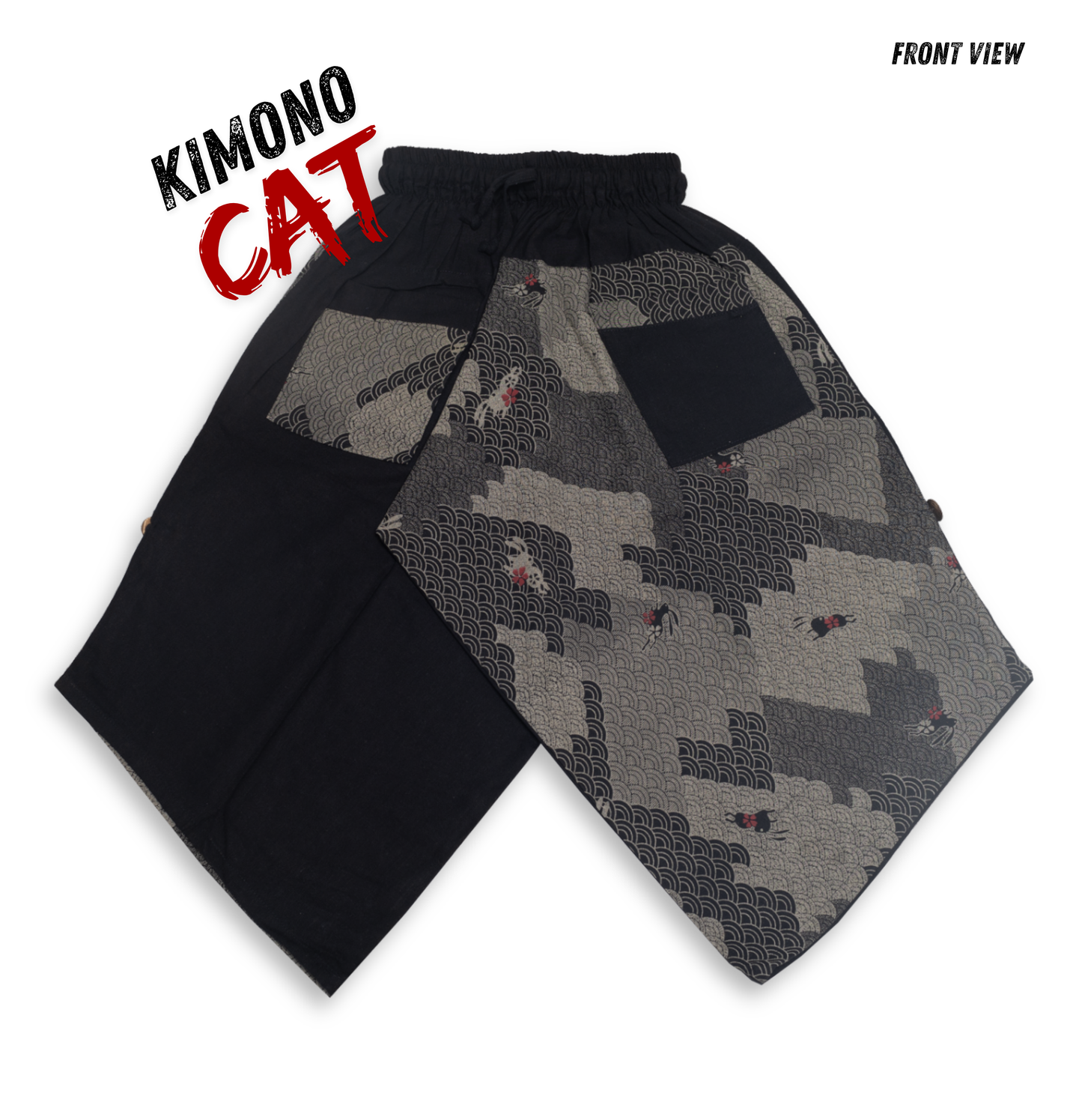 Bunny on Cloud in Black Pants (Unisex)