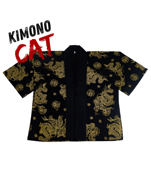 Dragon in Black Kimono