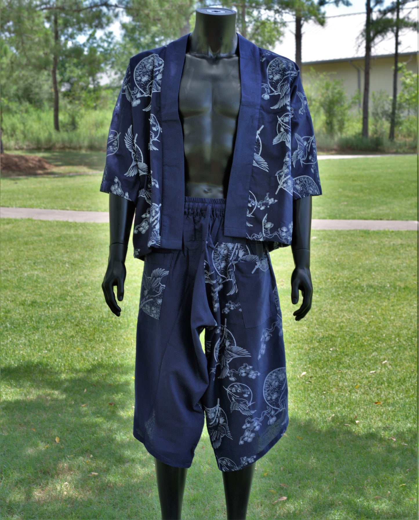 Happy Crane Kimono