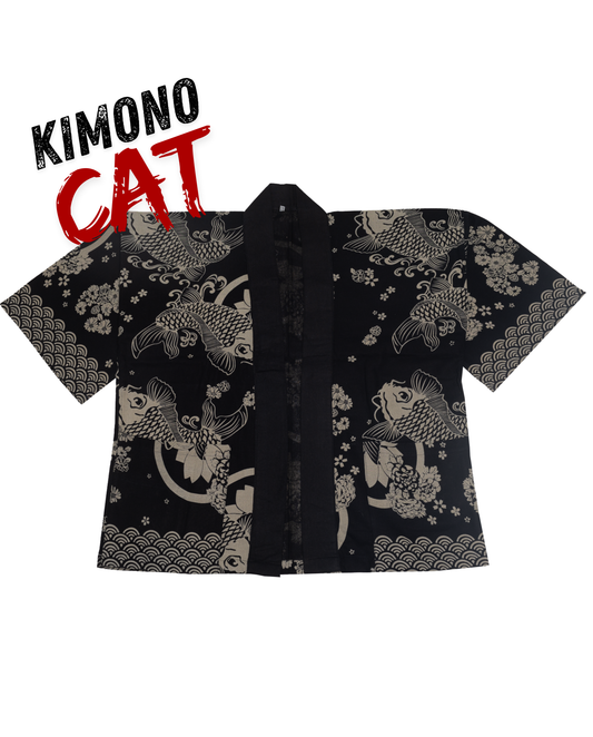 Koi fish in Black Kimono