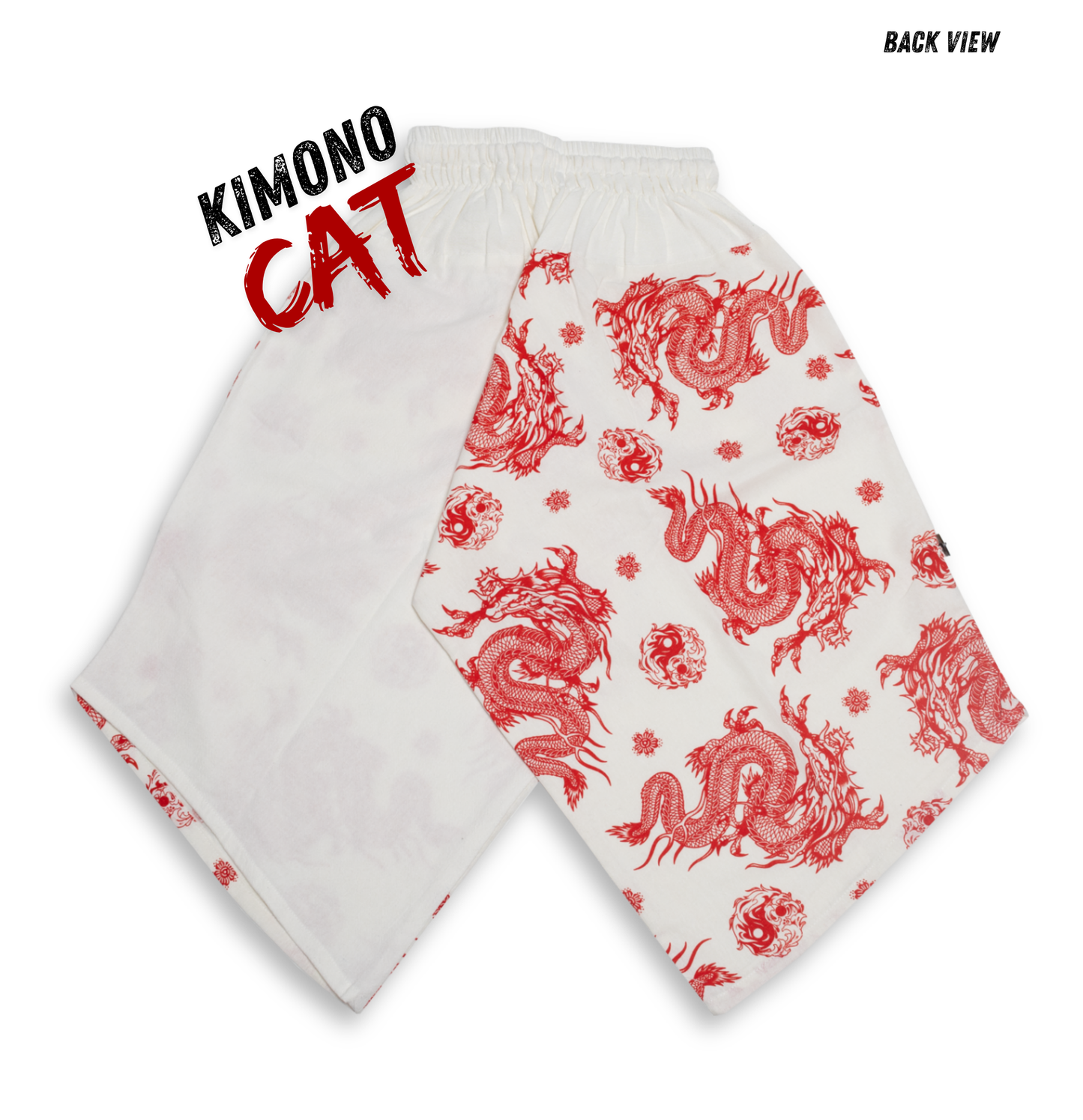 Red Dragon in White Pants (Unisex)