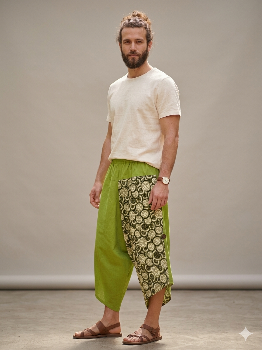 Green Circle Pants (Unisex)