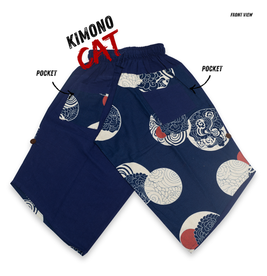 Asahi Sunrise in Navy Blue Pants (Unisex)