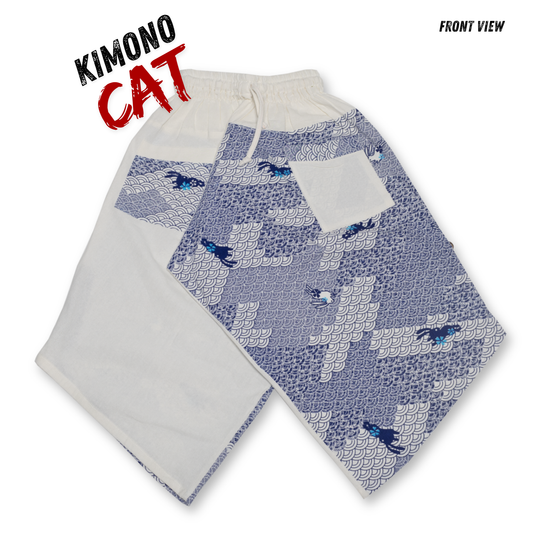 Bunny on Cloud in White Pants (Unisex)
